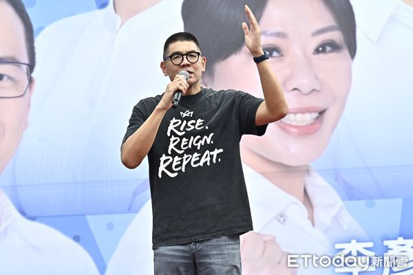 ▲▼國民黨台北市黨部7/5反惡罷大型宣講活動,連勝文。（圖／記者李毓康攝）