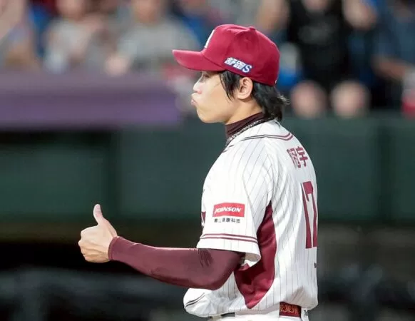 ▲樂天桃猿陳冠宇            。（圖／樂天桃猿提供）