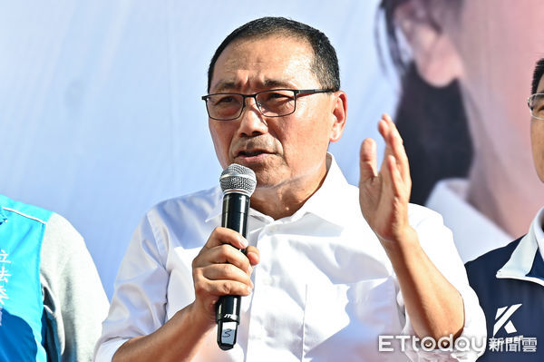 ▲▼國民黨台北市黨部7/5反惡罷大型宣講活動,新北市長侯友宜。（圖／記者李毓康攝）