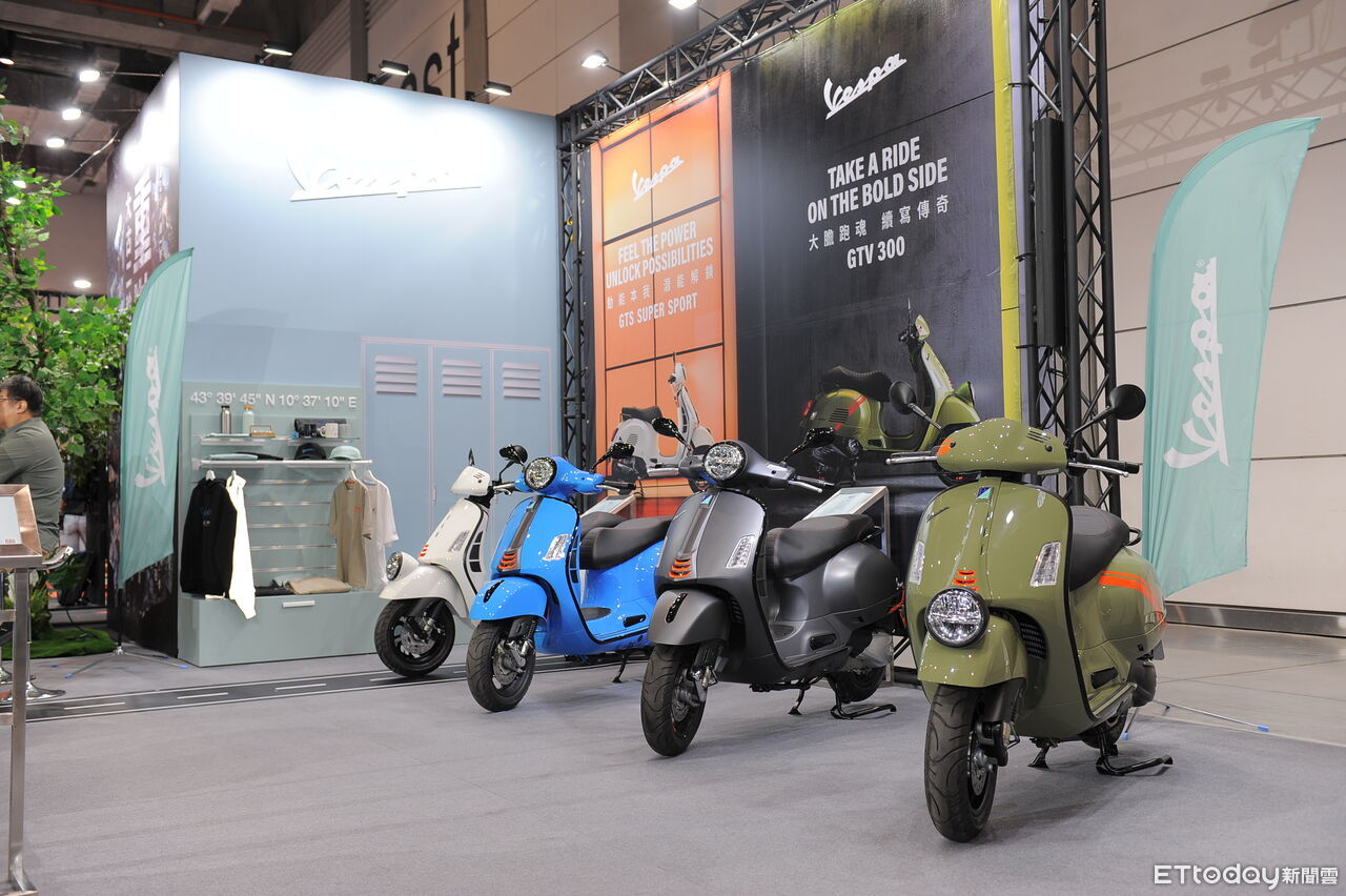 ▲2025重機展／太古、哈雷、偉士牌、Royal Enfield 。（圖／記者林鼎智攝）