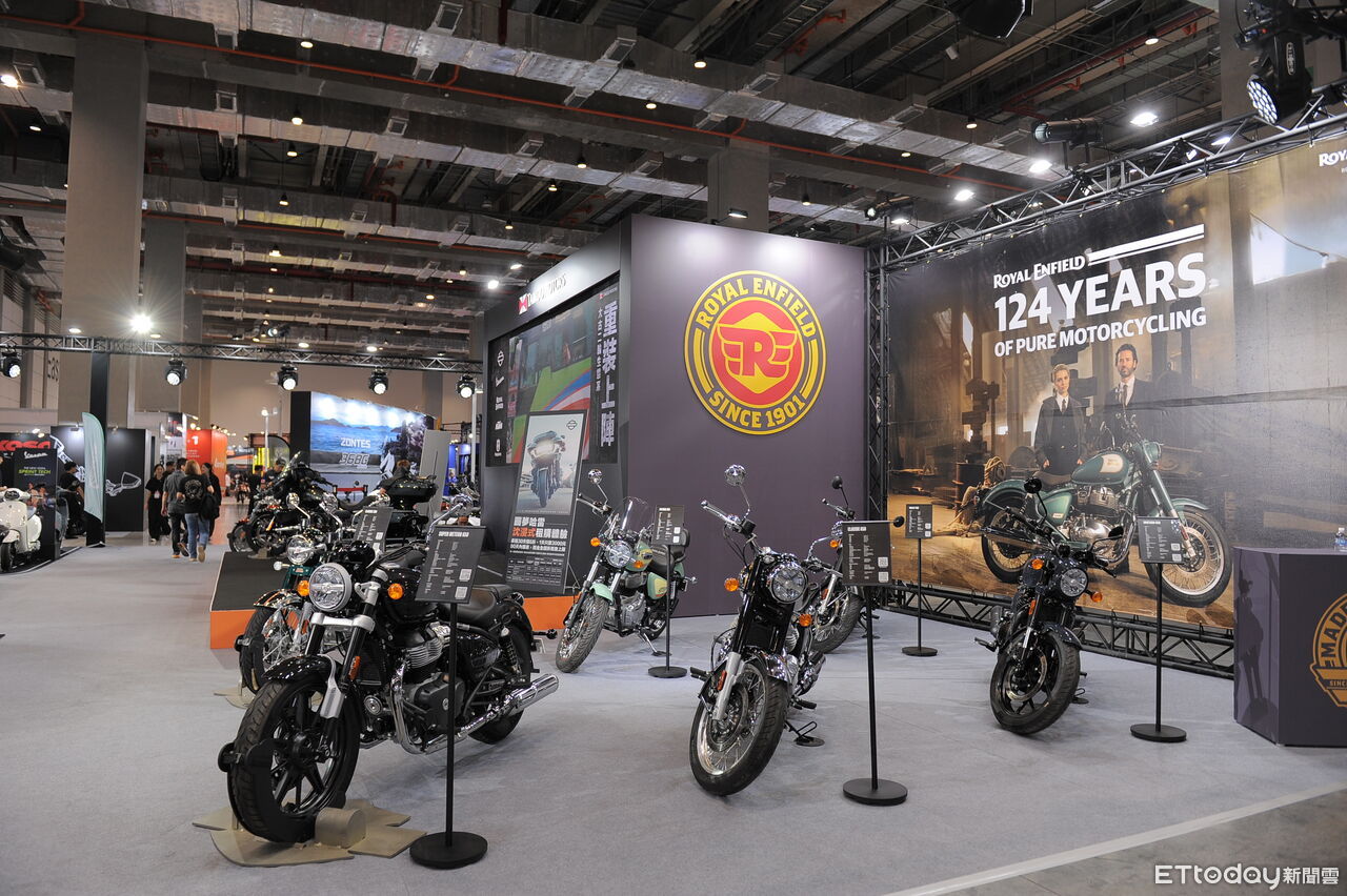 ▲2025重機展／太古、哈雷、偉士牌、Royal Enfield 。（圖／記者林鼎智攝）