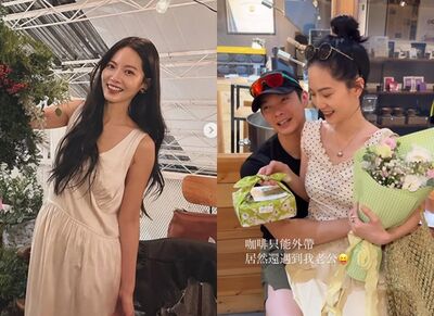 曾之喬坐辰亦儒大腿放閃！「婚後罕見同框」　夫妻私下互動全被拍