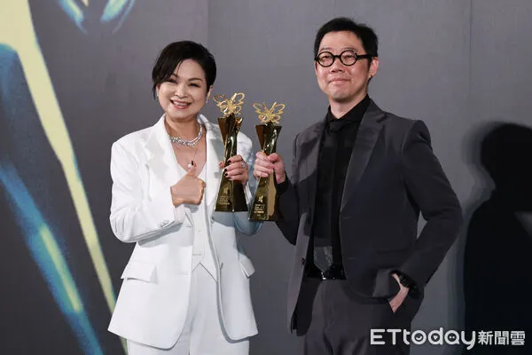 ▲▼  台北電影節頒獎典禮-楊貴媚,林書宇。（圖／記者黃克翔攝）
