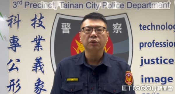 ▲網路流傳影片中2人於安南區海尾大廟前爆發肢體衝突，警方已查明身分依法送辦。（記者林東良翻攝，下同）