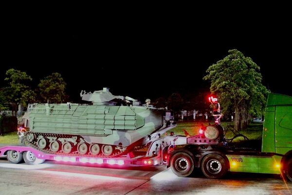 ▲▼颱風「丹娜絲」對台灣西、南部及澎湖地區威脅逐漸擴大，陸軍司令部各作戰區已經完成各項救災防整備。（圖／陸軍司令部）