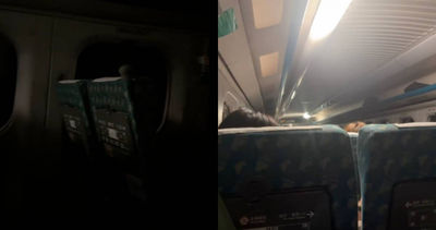 風聲如鬼叫！颱風夜高鐵像「屍速列車」　乘客心驚：車身劇烈搖晃