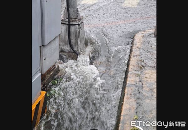 ▲台中,颱風,淹水,積水。（圖／市議員陳俞融提供）