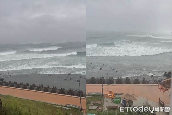 ▲▼氣象署針對澎湖發布強風告警，提醒民眾進入室內躲避。（圖／記者陳洋翻攝）