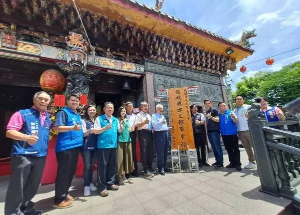 ▲大坑慈慧慈惠堂後殿興建事業部揭牌