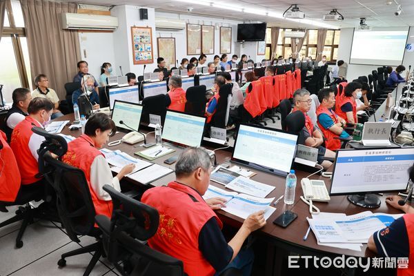 ▲丹娜絲颱風來襲，南投縣災害應變中心一級開設。（圖／南投縣政府提供，下同）