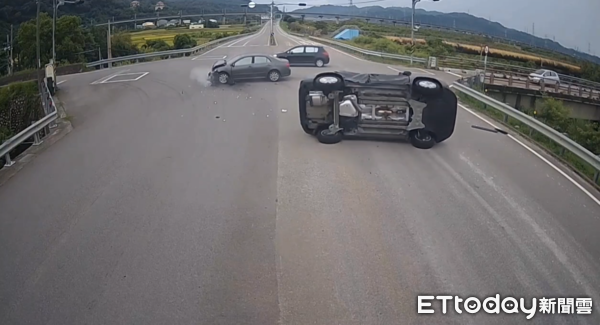 ▲▼苗栗車禍釀6傷。（圖／記者楊永盛翻攝，下同）