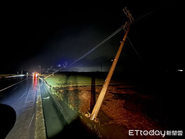 ▲▼  丹娜絲颱風台電嘉義區處修復狀況        。（圖／台電嘉義區處提供）