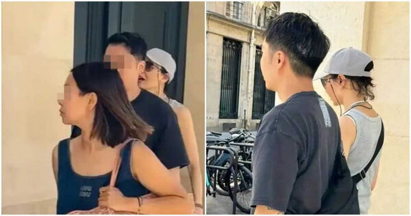 張曼玉在巴黎街頭漫步。（圖／翻攝微博）