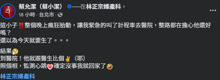 ▲▼蔡允潔。（圖／翻攝自Facebook／蔡允潔蔡小潔）