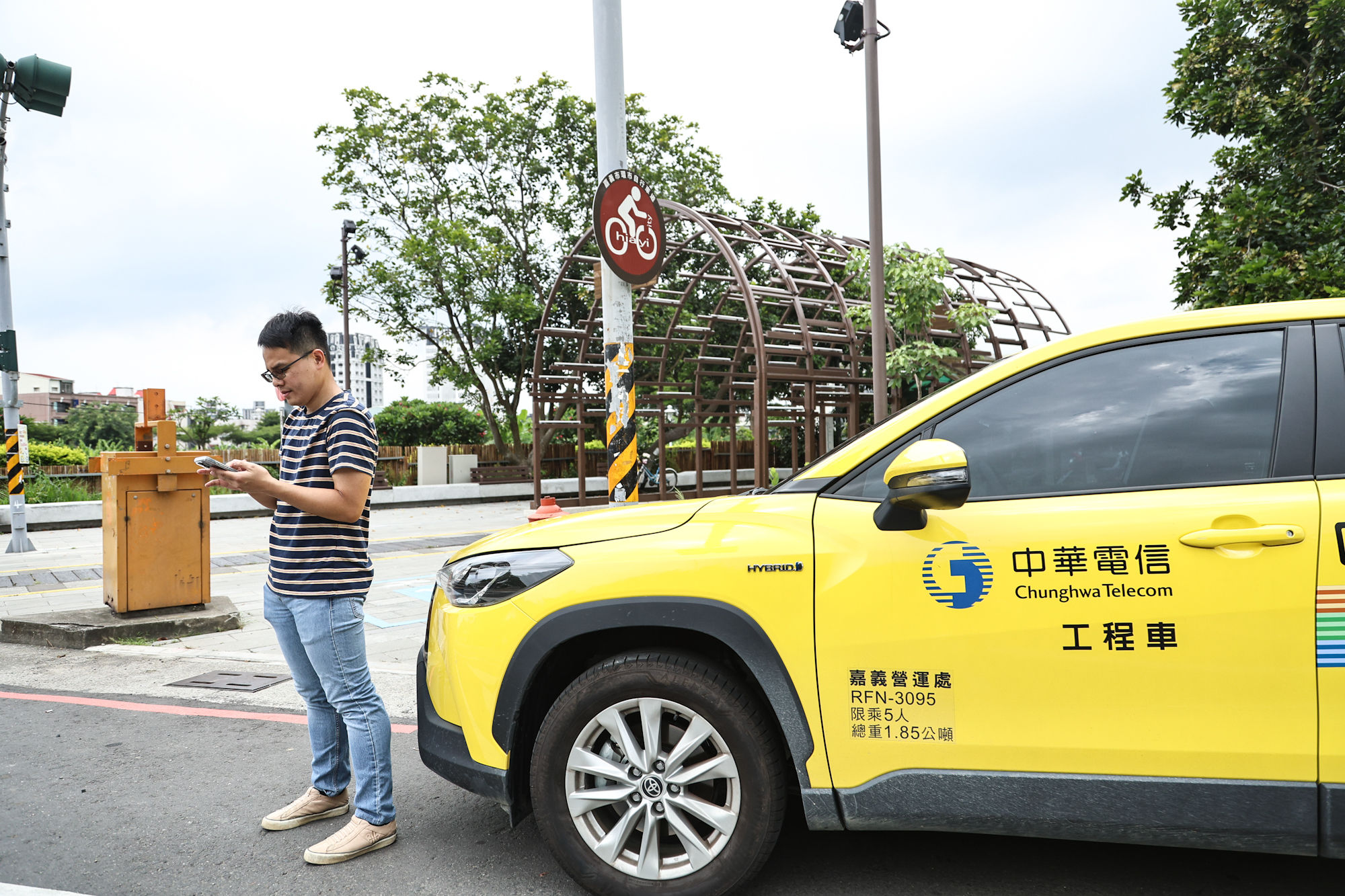 ▲嘉義市政府攜手中華電信AI科技執法。（圖／記者林敬旻攝）