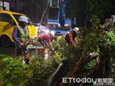 快訊／丹娜絲颱風害淹水停電　台南9區8日停班停課