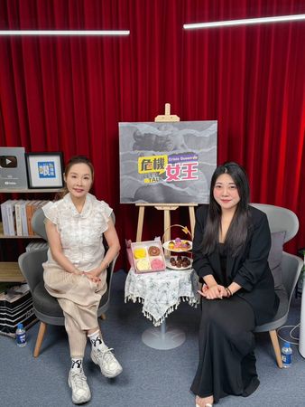 ▲Sylvie王韻怡(左)與南珉真是好姊妹。（圖／森林甜點提供）