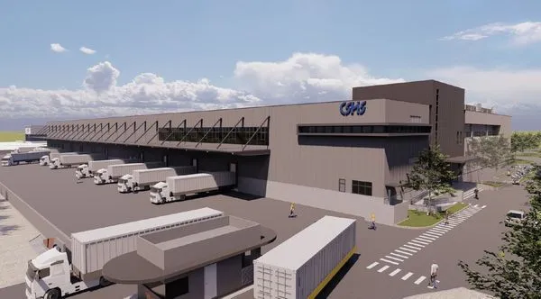 ▲建新國際子公司新科智慧物流在台北港的第二座多溫層智慧專倉規劃今年9月開工，明年6月完工。(圖／建新國際提供)