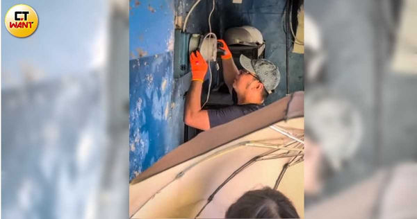 新地主鄭男與1名女性友人突然到懶泥酒吧破壞電表，並辱罵阿修為租屋蟑螂。（圖／投訴人提供）