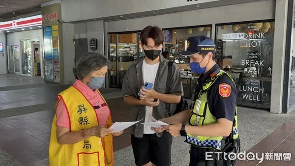 ▲潮州警方宣導影片教你如何避難。（圖／記者陳崑福翻攝）