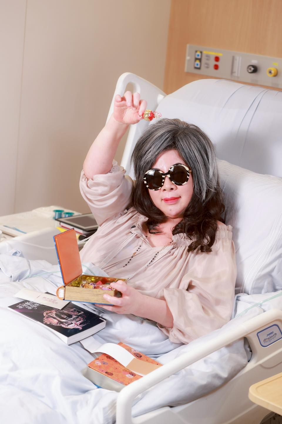 ▲▼陳文茜緊急住院。（圖／翻攝自臉書）