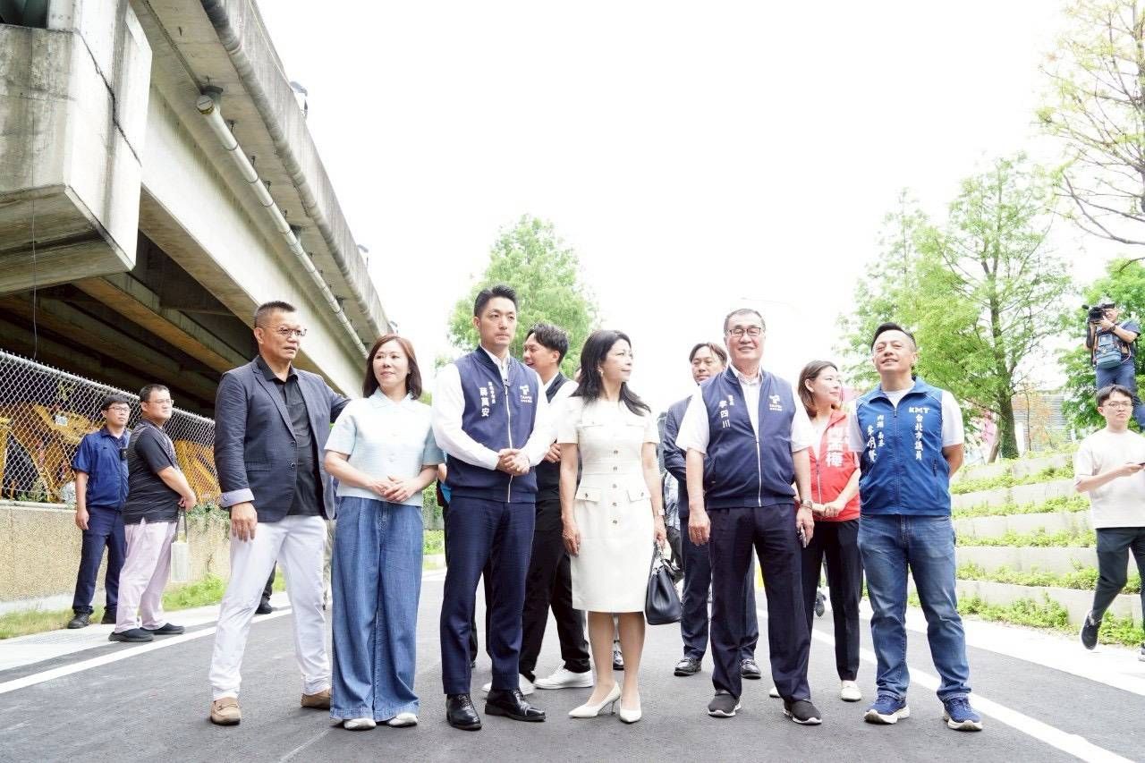 ▲▼台北市長蔣萬安出席「堤頂交流道往北匝道動線改善工程」通車儀式。（圖／台北市政府提供）