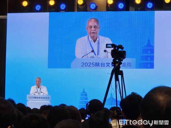 ▲▼海基會前董事長林中森出席2025陝台文化交流周開幕式並致辭。（圖／記者陳冠宇攝）