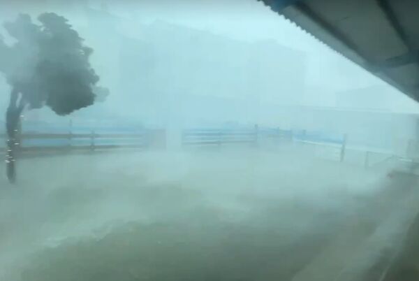 ▲彰化市及鹿港淹水災情。（圖／記者唐詠絮翻攝）