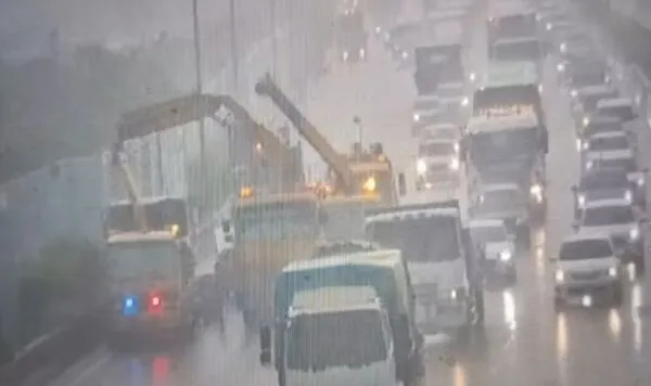 ▲國道彰化路段追撞釀3人受傷送醫。（圖／翻攝自國道1968）