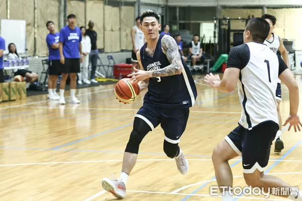 ▲瓊斯盃中華藍隊劉錚。（圖／記者林敬旻攝）