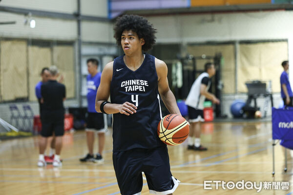 ▲瓊斯盃中華藍隊賀博。（圖／記者林敬旻攝）