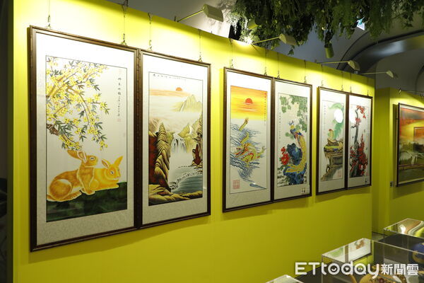 ▲▼東森購物OB藏寶閣「景泰百寶作賦東森」展開幕。（圖／記者湯興漢攝）