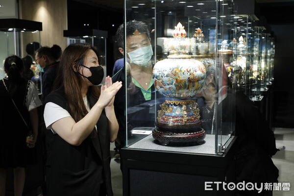 ▲▼東森購物OB藏寶閣「景泰百寶作賦東森」展開幕。（圖／記者湯興漢攝）