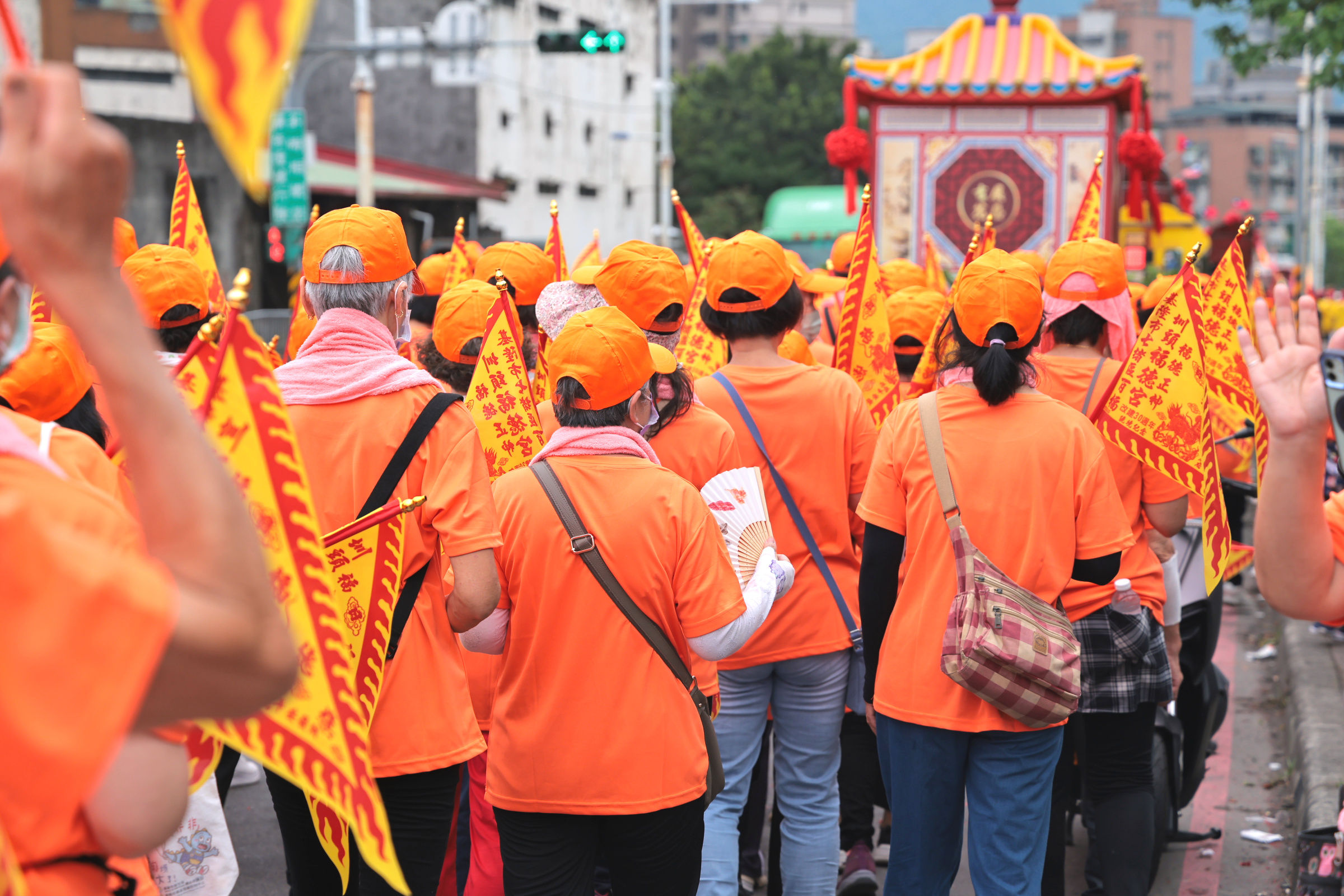 ▲基隆圳頭福德宮30周年遶境。（圖／記者郭世賢翻攝）