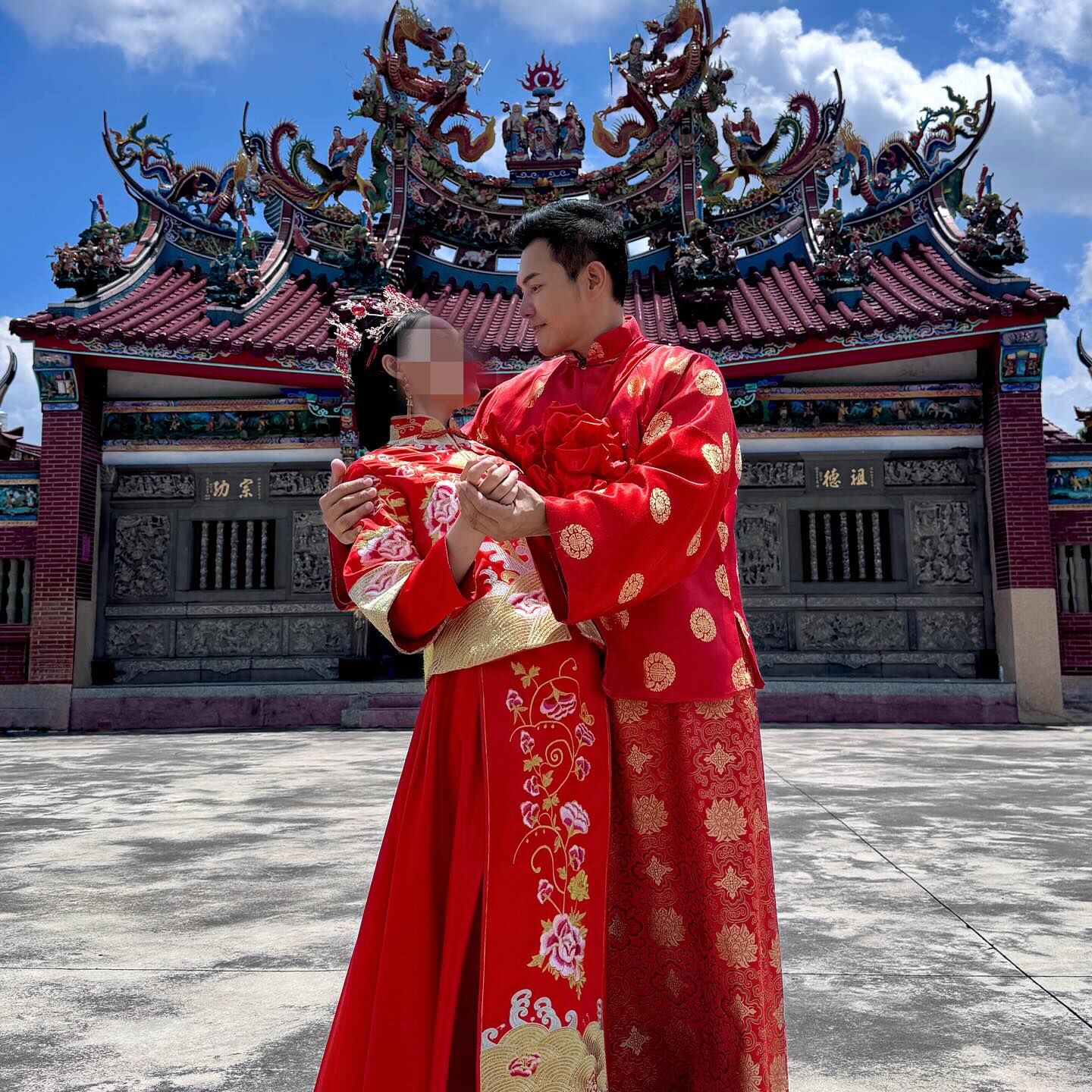 ▲▼《願望》劇組雙喜臨門！高允漢曬古裝婚服照。（圖／翻攝自Instagram／jumprex2002）