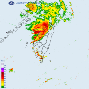 快訊／強對流！　大雷雨襲2縣市