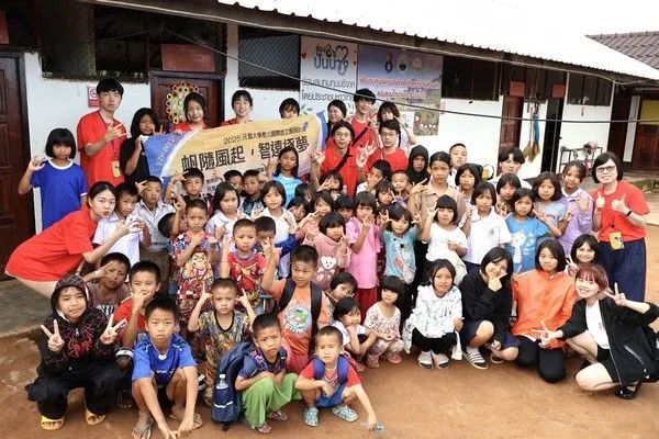 ▲元智國際志工團送暖泰北