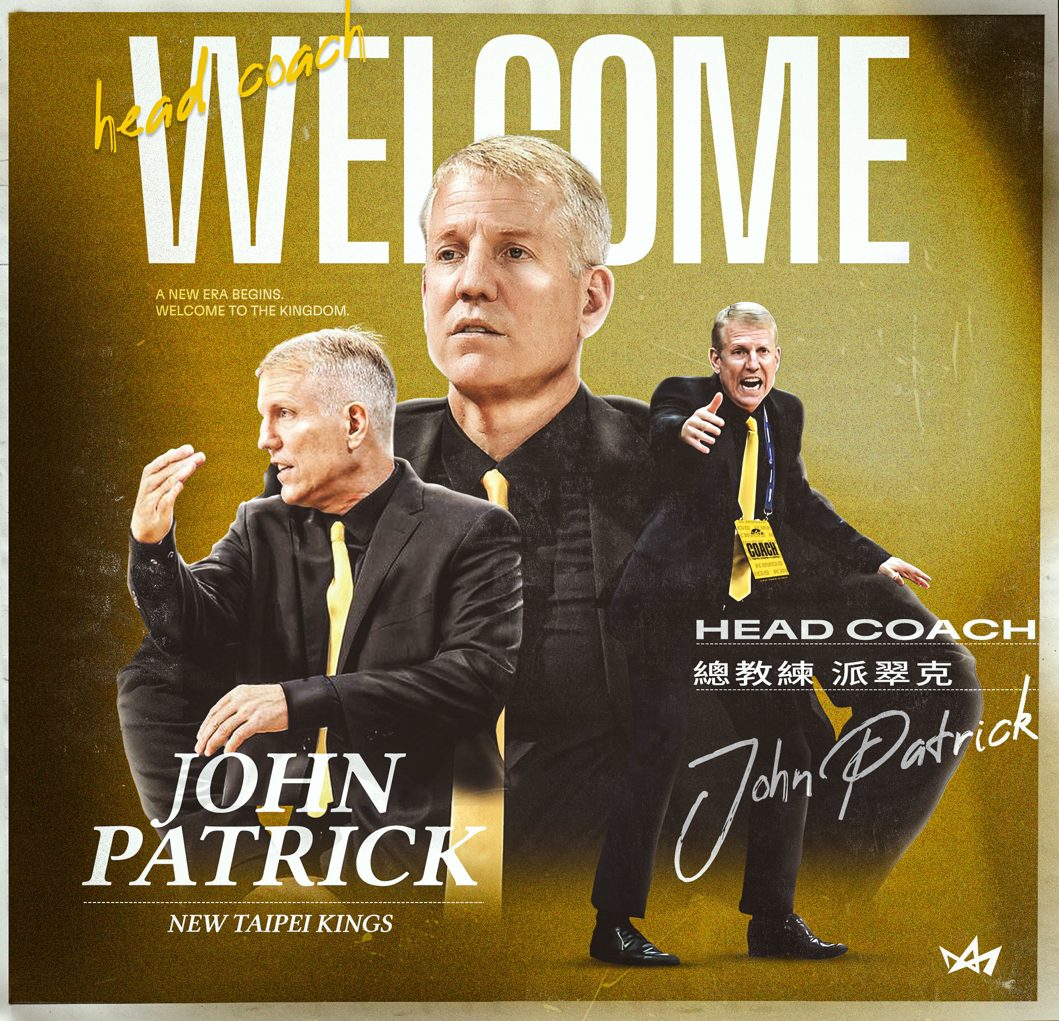 ▲▼新北國王新主帥派翠克。（圖／新北國王提供）