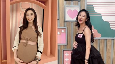 蔡允潔倒數7天卸貨「連趕3通告」　挺巨肚工作8hrs：想為自己鼓掌