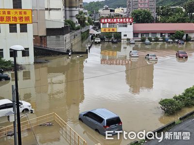 南投暴雨不斷！軍功橋下駕訓班泡水　七鄉鎮公布一級淹水警戒