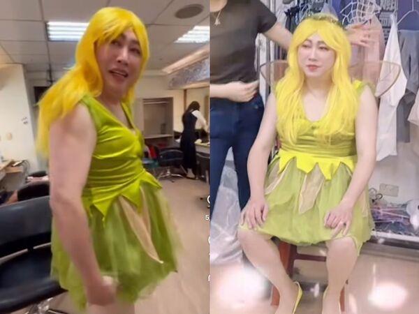 ▲▼趙正平首次穿女裝。（圖／翻攝自IG）