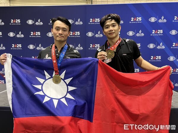 ▲屏東消防員黃冠銘勇奪1金2銅。（圖／記者陳崑福翻攝）