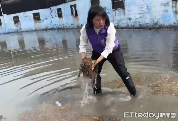 ▲彰化各地淹水災情。（圖／記者唐詠絮翻攝）