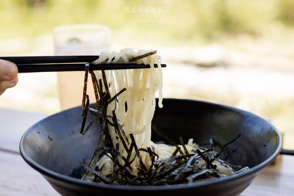 ▲▼小虞手打烏龍麵。（圖／部落客黑皮的旅遊筆記授權提供）