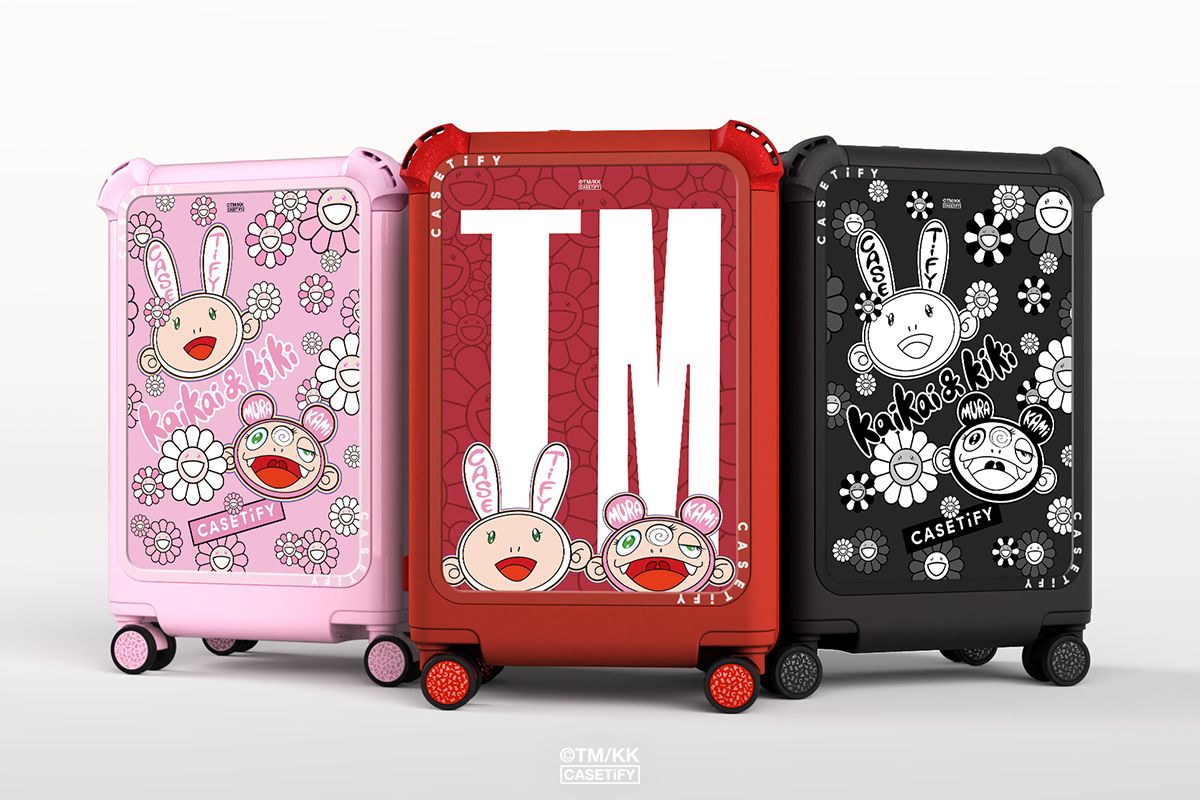 ▲CASETiFY &times; 村上隆「KAIKAI AND KIKI」；Samsonite &times; Vexx：「Day & Night」C-Lite 聯名系列。（圖／各品牌提供）