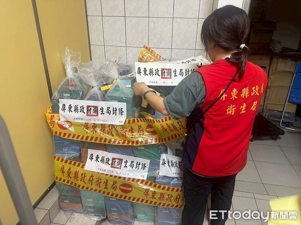 ▲衛生局查核及點交違規物品-加熱菸及電子煙。（圖／屏東縣政府提供）