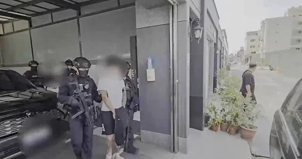 新北市刑警大隊近日發起「截電行動」，共逮捕158名犯嫌，全台財損逾109億元。（圖／翻攝畫面）