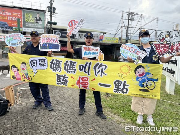 ▲內埔警方加強取締青少年交通違規行為。（圖／記者陳崑福翻攝）
