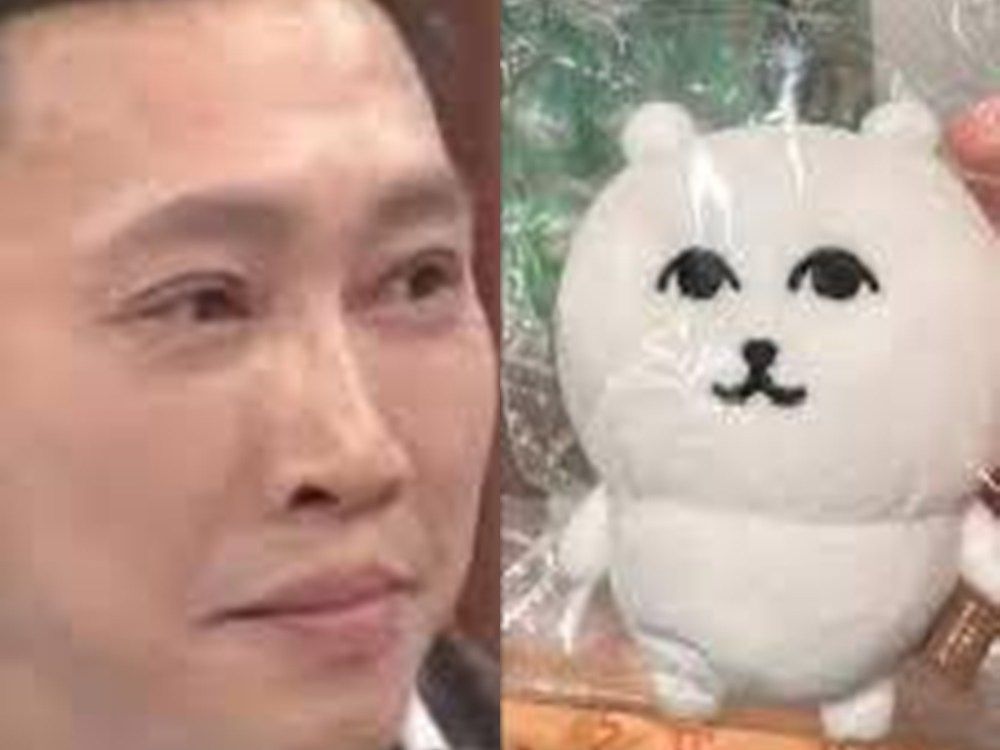 ▲▼趙正平雙眼皮撞臉「自嘲熊」　神似吉伊卡哇系列角色。（圖／翻攝自臉書）