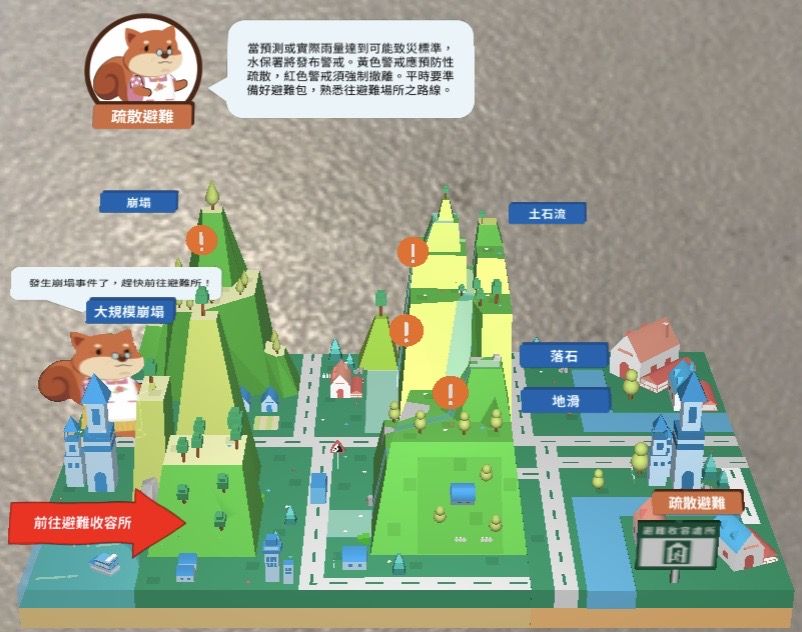 ▲新北推防災新招！AR結合兵推演練土石流應變。（圖／新北市農業局提供）